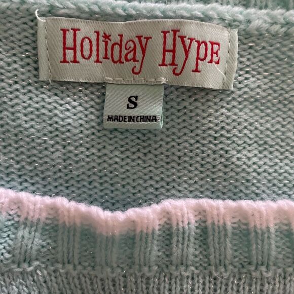Holiday Hype Women’s Snow Bear Ski / Snowboard Winter Sweater Size Small - Picture 5 of 9